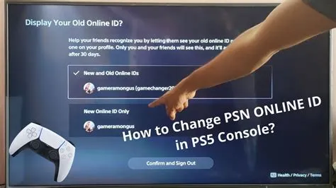 Can you change your psn id on ps5