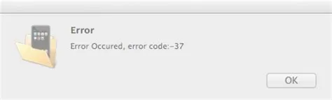 What is error code 37