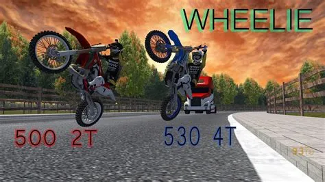 Can you wheelie a 500cc