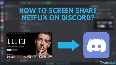 Can you screen share netflix on discord