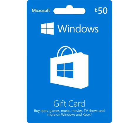 Can i use a microsoft gift card on my pc