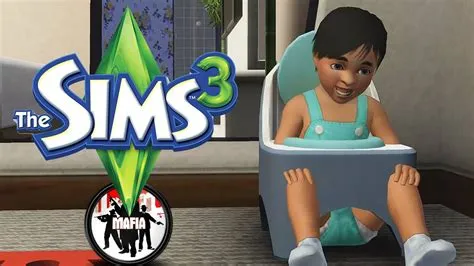 What does the toilet icon mean for a baby in sims freeplay