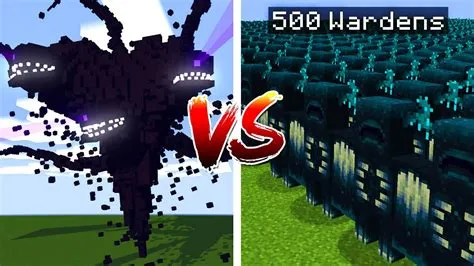 Who is stronger warden or wither storm