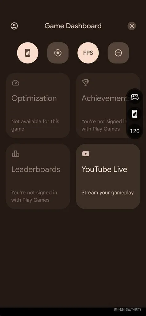 How do i open game dashboard on android 13