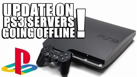 Is ps3 servers offline