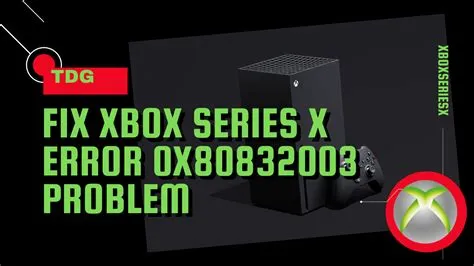 What is error code 0x80830003 on xbox series s