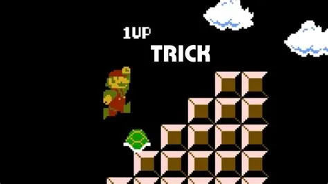 How to do the 1 up trick in mario