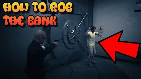 Can i rob banks in gta 5 story mode