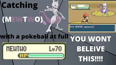 Is it possible to catch mewtwo with a pokeball