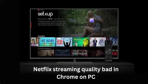 Why is my netflix quality bad on pc