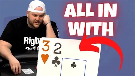 Why is 3 2 called the dirty diaper in poker