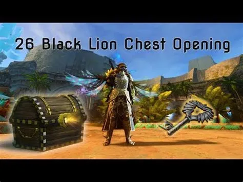 How do you open the black lion chest in gw2