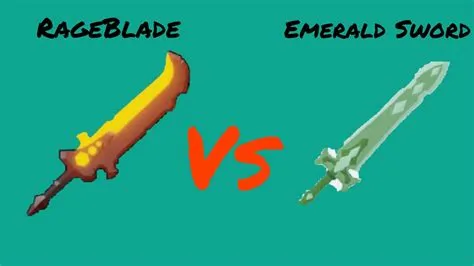 Is rageblade better than emerald sword