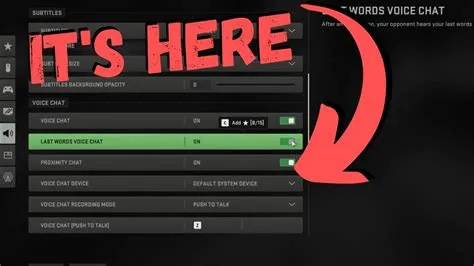 Did warzone 2 add proximity chat