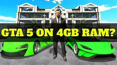 Can gta v run on a 4gb ram laptop