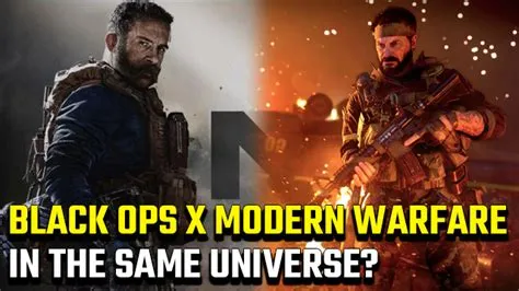 Is black ops cold war in the same universe as modern warfare