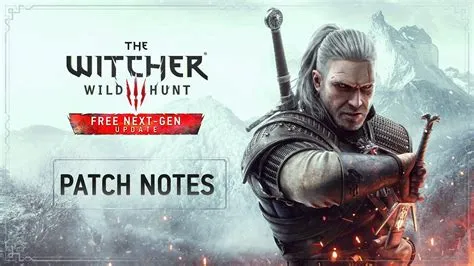 What is the witcher 3 next-gen 4.0 update