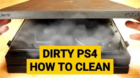 What is the safest way to clean a ps4