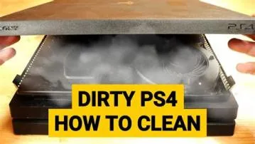 What is the safest way to clean a ps4?