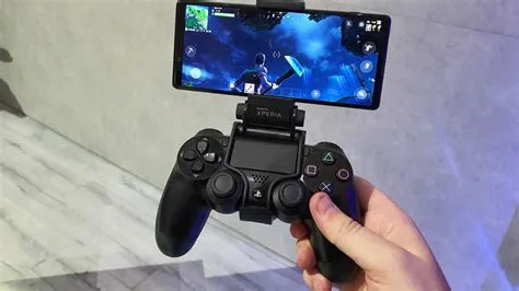 Can i connect a ps4 controller to my phone