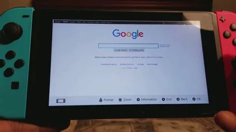 Does nintendo switch have internet browser