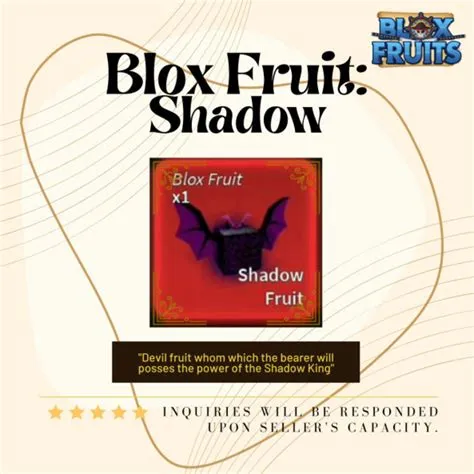 Is shadow good or bad blox fruits