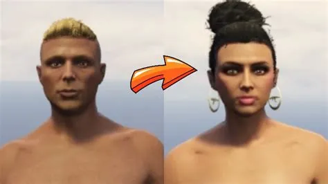 Can you change from female to male gta