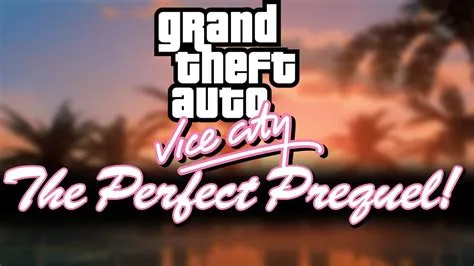 Is vice city a prequel to gta 3