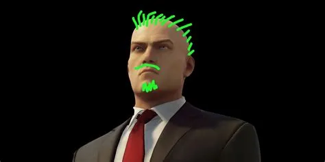 Does agent 47 have hair