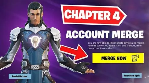 How do i merge accounts in fortnite