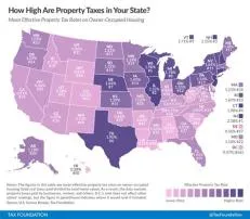 What state has cheapest property tax?
