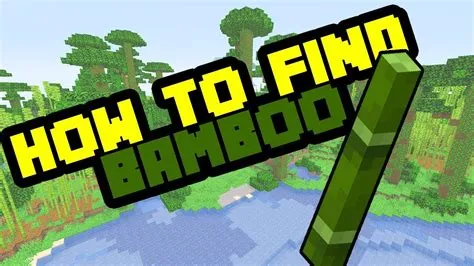 What destroys bamboo in minecraft