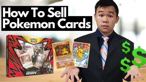 How do you make money from buying and selling pokémon cards