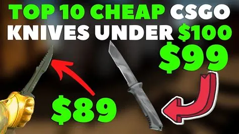 What is the cheapest knife in csgo atm