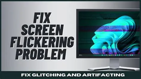 Can screen flickering be fixed