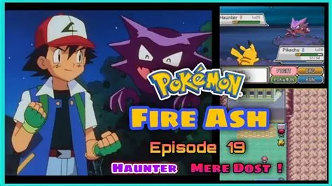 What episode does ash catch haunter