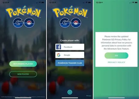 Can you change the age of a child account on pokémon go