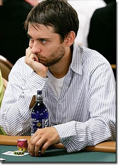 Did tobey maguire have a gambling addiction