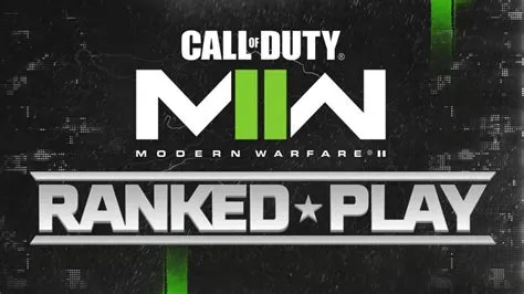 What call of duty has ranked play