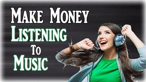 Can i earn money by listening to music