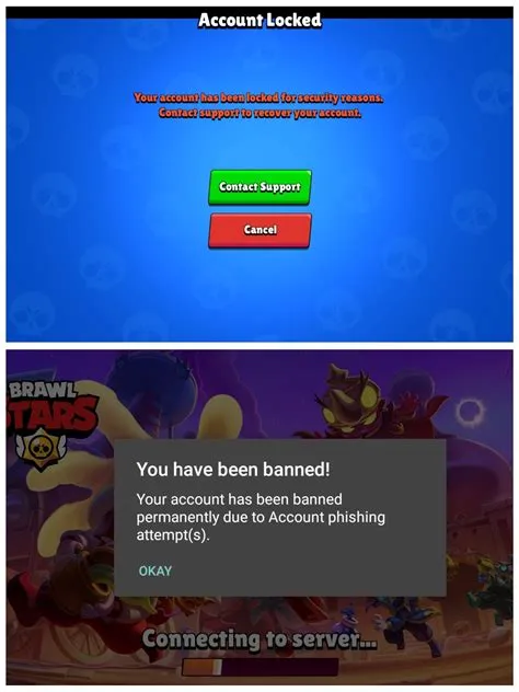 What is account phishing in brawl stars