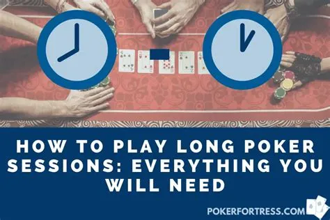 How long is the average poker session