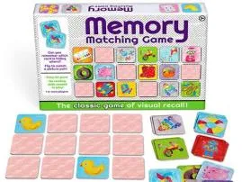 At what age can kids play matching game?