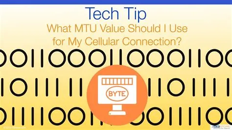 What is a good mtu value