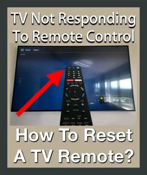 Why is my tv not responding to my remote