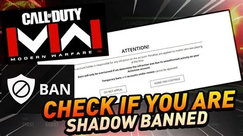 Can you be permanently shadowbanned on warzone