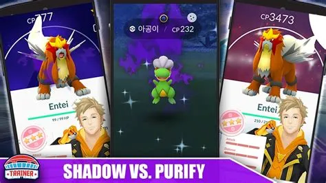 Do shadow pokémon get better when purified