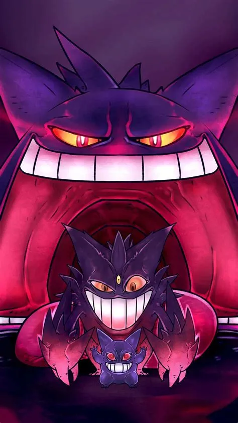 Is gengar black or purple