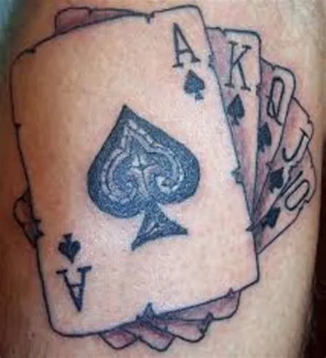 Does the ace of spades tattoo mean