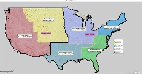 What is the difference between region 2 and 3